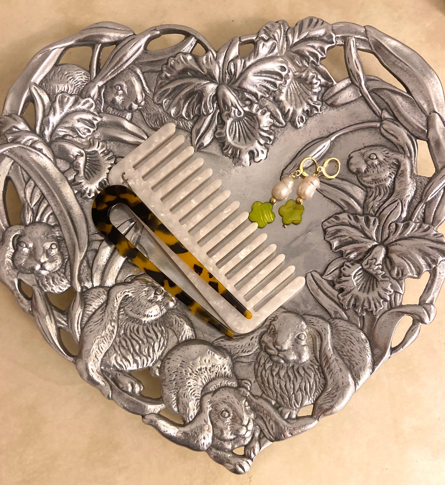 Pearl Flower Earrings