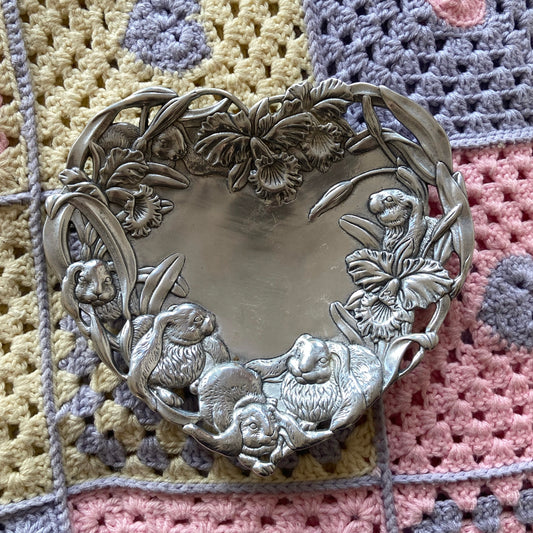 1993 Arthur Court Bunny Dish