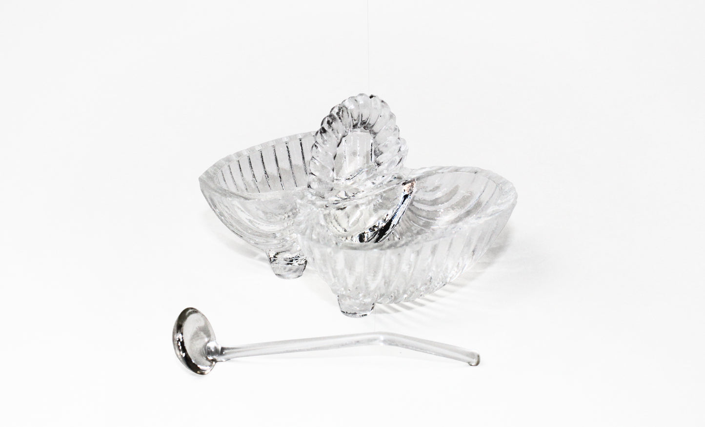 Victorian Glass Open Salt Cellar